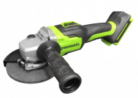УШМ аккум GREEN WORKS GD24AG, 24V, бесщеточная без АКБ и ЗУ