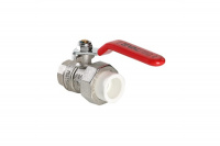 Кран латунный под полипропилен VALTEC  20*1/2 вн.р. (с накидной гайкой)  VTp.742.0.02004