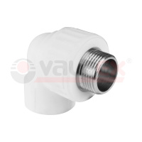 Угольник с нар. резьбой 32*1/2 (40/10) Valfex
