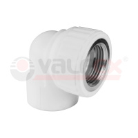 Угольник с вн. резьбой 25*3/4 (80/20) Valfex