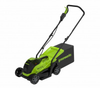 Газонокосилка аккумуляторная Greenworks 24В, 33см GD24LM33K4 (1хАКБ 4Ач и ЗУ) 2516107UB