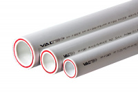 Труба PP-R Valtec армированная стекловолокном, PN 20, 40 ММ (белый) VTр.700.FB20.4