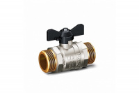 Кран шаровой латунный LD Pride 47.20.Н-Н.Б Ду 20 Ру 40 бабочка (LD 47.304.20)