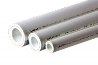 Труба PP-ALUX Valtec армированная алюминием, PN 25, 50 ММ (белый) VTр.700.AL25.50