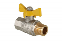 Кран газовый вн-нар 3/4 бабочка Vt.278 N05