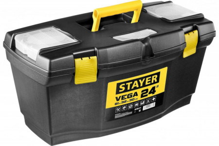 Пластиковый ящик для инструментов STAYER  VEGA-24, 610 х 320 х 300 мм, (24