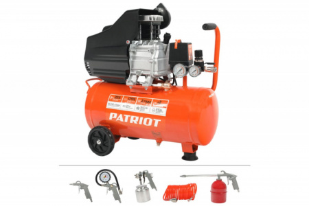 Компрессор PATRIOT EURO 24-240К+ набор пневмоинструмента KIT 5В/Patriot (525306366)