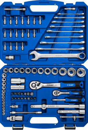 Универсальный набор инструмента, Профессионал ЗУБР  А-82, 82 предм.,(1/2