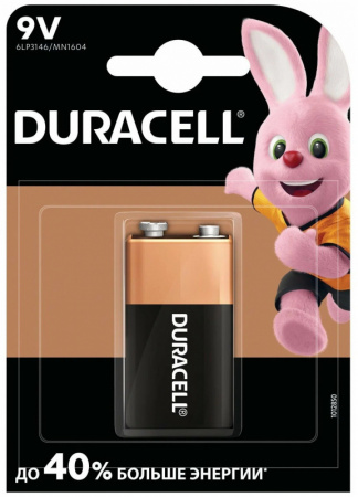Элемент питания DURACELL  6LR61 (крона)