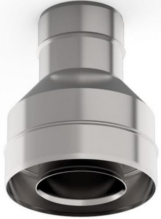 Оголовок-переход ф150*220 AISI 439/439, 1,0мм/0,5мм, (К), тип-2  (GP2-011097)