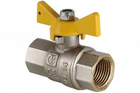 Кран газовый вн-вн 1/2 бабочка Vt.277
