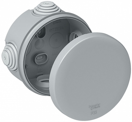 Коробка  распределительная 80*45мм  IP55 серая (IMT35094)