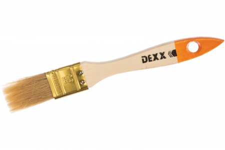Кисть флейц. DEXX, дер.ручка 25мм, натур.щетина 0100-025_z02
