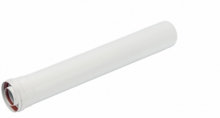 Удлинение коаксиальное (Ф60/100mm) 0,5 м универсальное раструб.(Y-001)