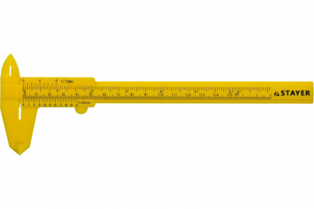Штангенциркуль STAYER STANDARD пластмассовый, 150мм (3440_z01)