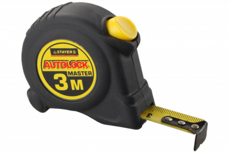 Рулетка STAYER AutoLock 3м*16мм с автостопом (2-34126-03-16_z01)