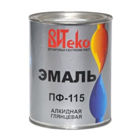 Эмаль ПФ-115 1,8 кг красная ВИТЕКО